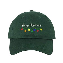 Prfcto Lifestyle Merry Christmas Baseball Cap- Christmas Party Hats Unisex (Forest Green)