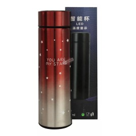 J.H. Company Termo Digital Inteligente 500 Ml Estrellas Acero Inoxidable