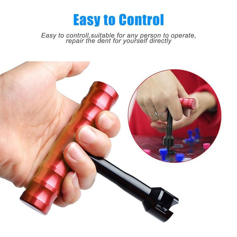 Car Dent Puller Repair Tool, 19 Pcs Paintless Dent Puller