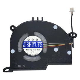 JISHIYUFS New CPU Cooling Fan for LG Gram 16 16Z90Q 16Z90P 17Z90Q-K 17Z90P 17Z95P 17ZB90R 15Z90P 15Z90P-P DFS5K12214161U, FN6R, FPUT DC5V 0.5V A FAN