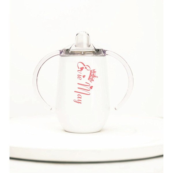 Personalized Insulated Stainless Steel Sippy Cup | Any Name or