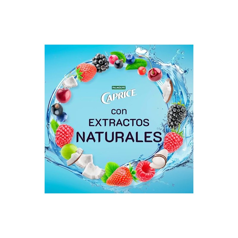 Shampoo Caprice Naturals Frutos Rojos y Agua de Coco Red
