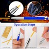 Lyaciomn Welding Pencil with Round Lead Set Metal Welding Marker