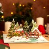 LoveEcho Winter Wonderland Pop Up Christmas Card, Lighting And Music