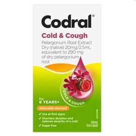 Codral Cold & Cough Pelargonium Root Extract 100mL