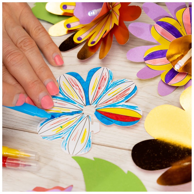 Galt Toys, Flower Lights, Kids' Craft Kits, Ages 7 Years