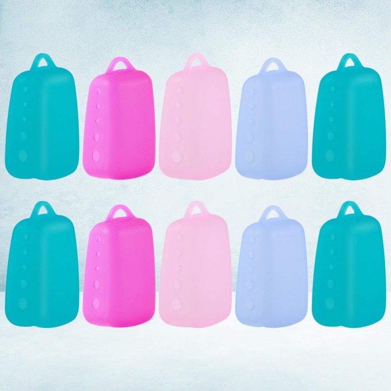 Fundas Protectoras de Silicona Color Aleatorio Juego de 10 Portátiles