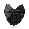 GZNB Thick Hair Net with Bow Hair Net Bun Bun