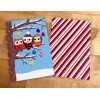 Handmade Christmas Owls in a Tree Holiday Cover Set 4