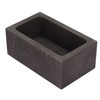 Graphite Ingot Mold 101ml Rectangular High Thermal Stability Graphite Crucible