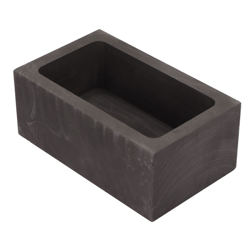 Graphite Ingot Mold 101ml Rectangular High Thermal Stability Graphite Crucible