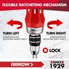 ARROW Ratcheting Screwdriver, 12-IN-1 Multi Bit Ratchet Screwdriver set