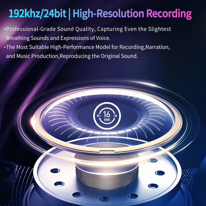USB Microphone for Gaming PC ,Computer microphone for Desktop &