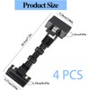 Adjustable Document Holder for Typing, Rotatable Paper Copy Holder Clip,Handy