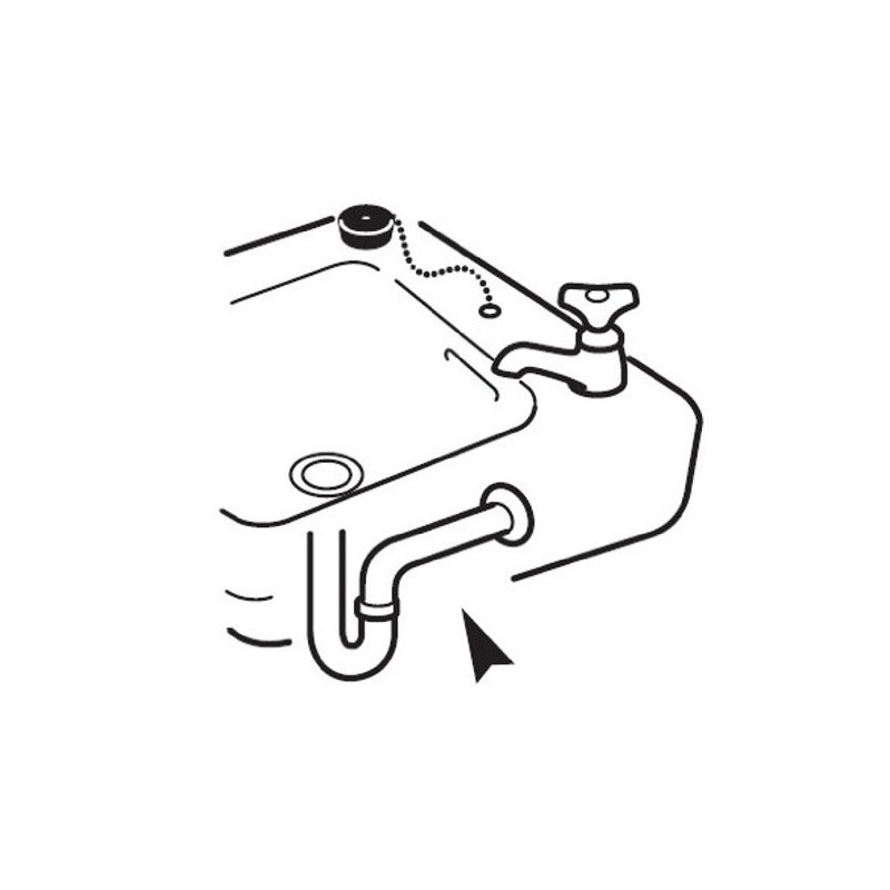 SANEI Drainage Parts P Pipe for Wall Drainage Pipe Diameter