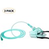 3 Packs - Adult Europe Standard Oxygen Mask with 6.6'
