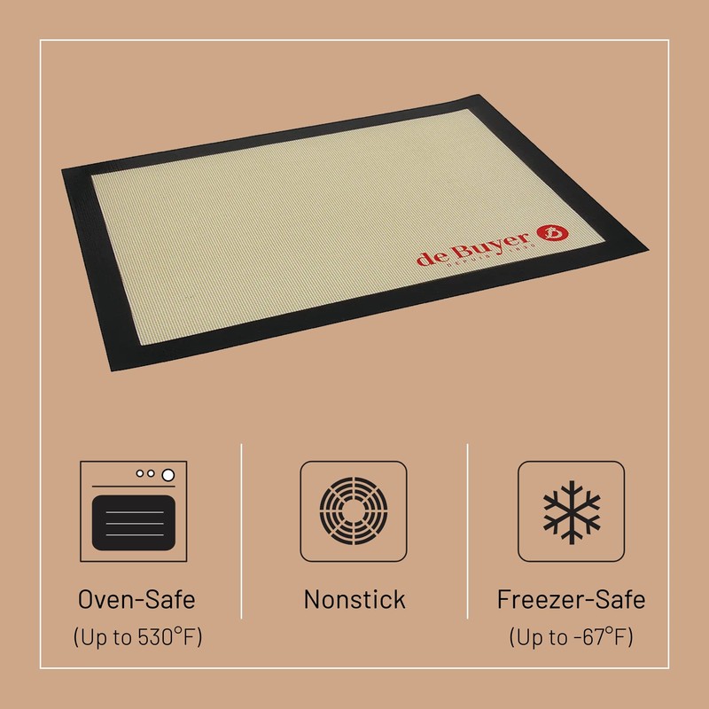 de Buyer AIRMAT Perforated Silicone Baking Mat - 15.75” x