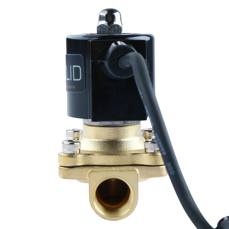 U.S. Solid 3/4" Brass Electric Solenoid Valve Underwater 110V AC