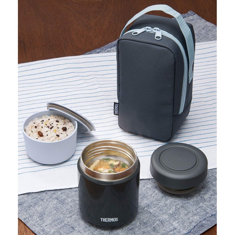 Thermos JBY-550 DGY Vacuum Insulated Soup Lunch Set, 10.1 fl