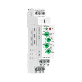 GEYA Asymmetric Cycle Time Relay 2SPDT 10A AC/DC24V-240V Cycler Repeat Timer Delay Relay Din Rail Modular(GRT6-S2,AC/DC24V-240V)