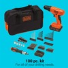 BLACK+DECKER 20V MAX* POWERCONNECT Cordless Drill Driver Kit with Drill
