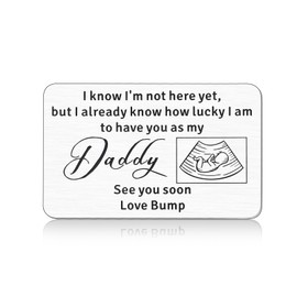 Fleure Esme Gender Reveal Fathers Day Expectant Dad Gifts from Wife Daughter Son New Dad Gifts First Time Daddy Gift First Fathers Day Birthday Gift for New 1st Time Papa Baby Announcement