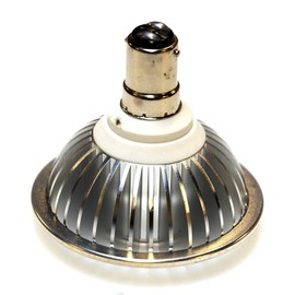 AIBOO AR70 LED Light Bulb BA15D B15 Base, AC/DC12V Input, 7W 500lm for Home Household Commercial Lighting, 50W Halogen Lamp Replacement(Natural White,4 Pack)