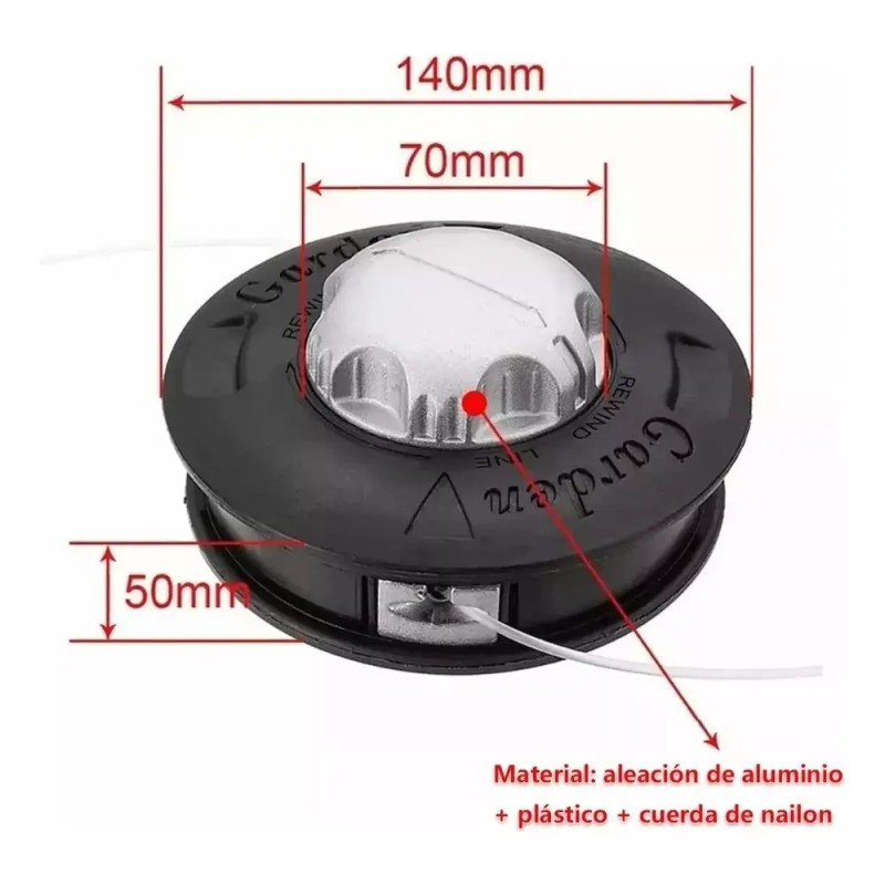 Cabezal Universal Para Desbrozadora Punta De Metalica Acceso