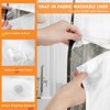 Culudea No Hook Shower Curtain with Snap in Liner 71x74