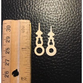 Cuckoo Clock Parts Plastic Bone Hands 1” Center Hole Minute Hand