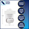 National Artcraft® White Plug-In Night Light with Manual On/Off Switch