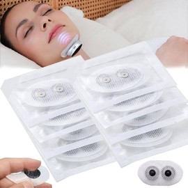 Parche Antirronquidos,Accesorios Inteligentes Para Dispositivos Antironquidos,Portátil Dispositivo Antironquidos Eléctrico,Dispositivo Magnético para Aliviar el Sueño Ajuste de 3 Velocidades,Respira Fácilmente(20 * Parches)