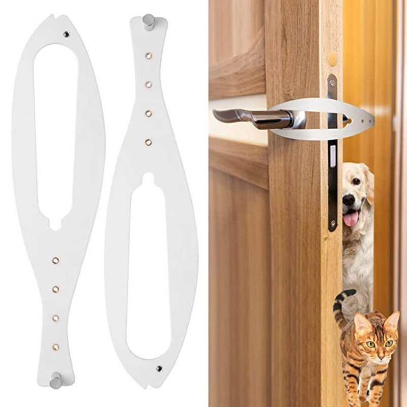 3 Sets Cat Door Holder Latch Simple Installation Plastic Cat