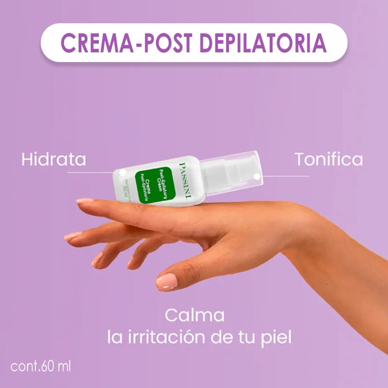 Crema Post Depilatoria Passini Tonificante Epilami 60ml