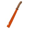 19" Heavy Duty Machete with Saw Orange, Professional Grade All-Purpose