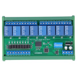 Relay Board Rail Box Relay Solid State Relay 8 Inputs 8 Output PLC Expansion Module Industrial Supplies DIN35 24V N4D8B08-R