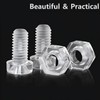 Qrity Pack of 20 Screws and Nuts Kit, M6 x