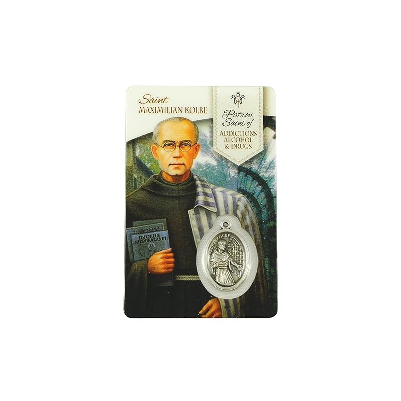 Saint Maximilian Kolbe Healing Prayer Card