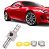Fuel Pressure Sensor T Fitting Adapter with 2 x Plastic