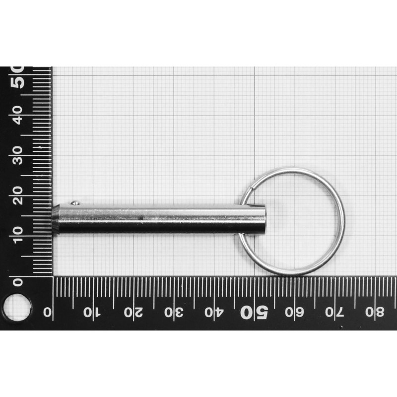 Yacht Steel Steckbolzen mit Kugelsicherung 8x53mm