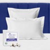Pizuna Luxurios Cotton King Size Oxford Pillowcases 2 Pack White