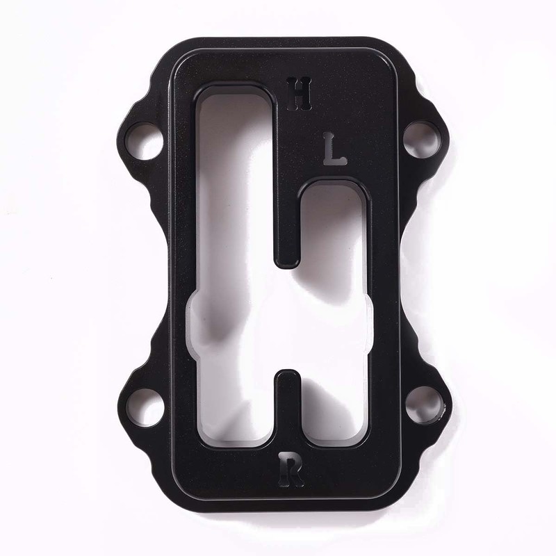 JADSOrBoBi Shifter Gate for Kawasaki KRX 1000/KRX 1000-4, Black Anodized
