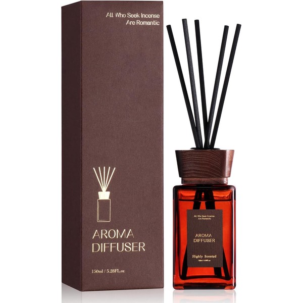 GAGINGOOLD Reed Diffuser Set, 5.2 fl oz Sandalwood Reed Diffuser