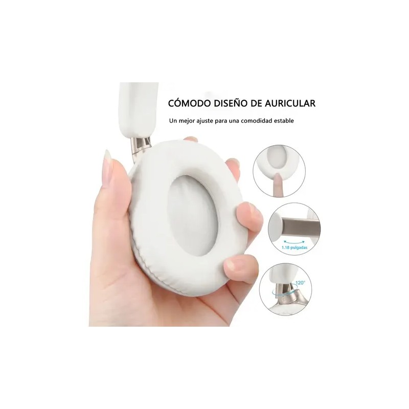 Audifonos Bluetooth 5.3 Diadema-almohadillas Ultra Cómodas