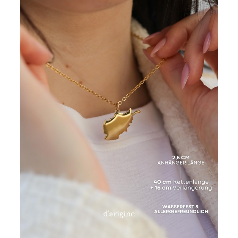 d'origine Afghanistan Necklace | Women, Stainless Steel