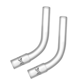 Glass Mouthpiece for Arizer Solo 3, Air 2 Max - Long Angled 110mm High Air Flow Extra Thick Glass by The Vapetrix (Pack of 2)