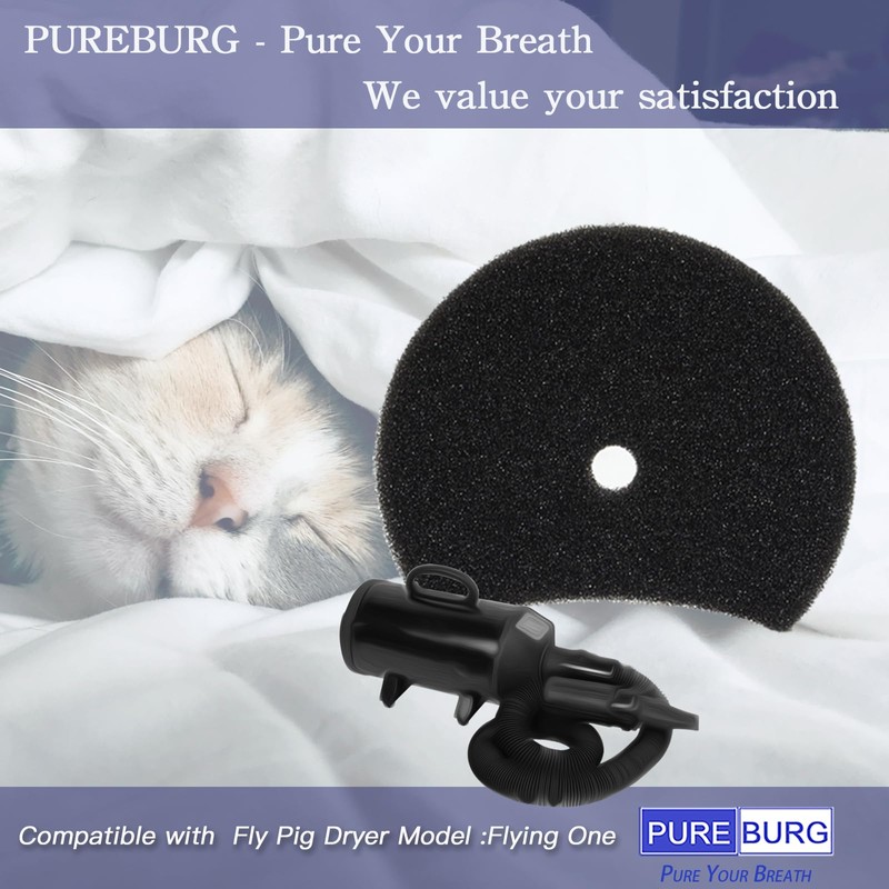 PUREBURG Flying One Replacement Filter Compatible with Flying Pig Pro