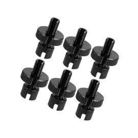 INFINAUTO 6 Pcs M8 Brake Clutch Cable Line Adjuster Screw Black Stylish Design