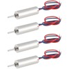 ECSiNG 4pcs DC 3V Coreless Micro Motor for Aircraft Model