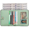 Toughergun Wallet Women Rfid Blocking Small Compact Bifold Luxury Leather